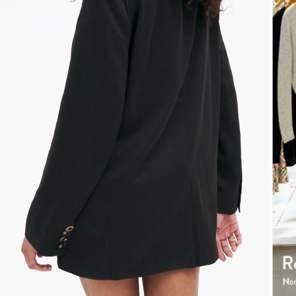 Reformation Classic Relaxed Notch Lapel Blazer Small NWOT - Picture 3 of 11